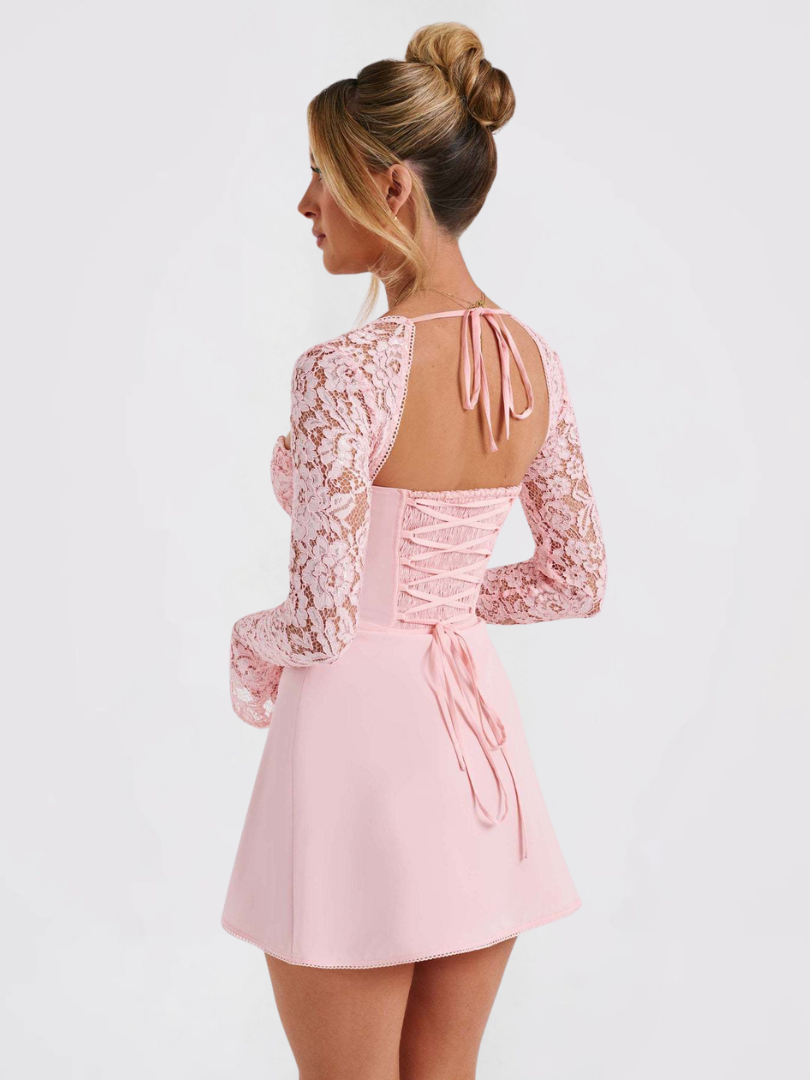 ANASTASIA™ | ROBE COURTE EN DENTELLE RAFFINÉE