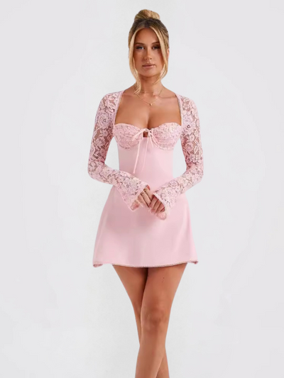 ANASTASIA™ | ROBE COURTE EN DENTELLE RAFFINÉE