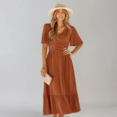 ARIA™ | ROBE MIDI AVEC ENCOLURE EN V