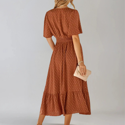 ARIA™ | ROBE MIDI AVEC ENCOLURE EN V