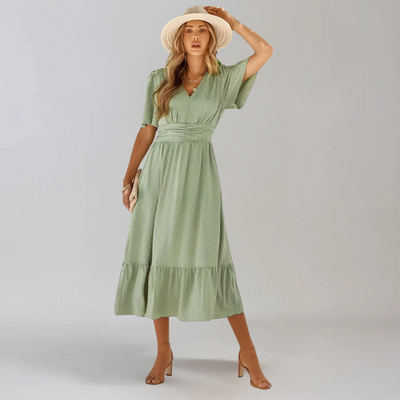 ARIA™ | ROBE MIDI AVEC ENCOLURE EN V
