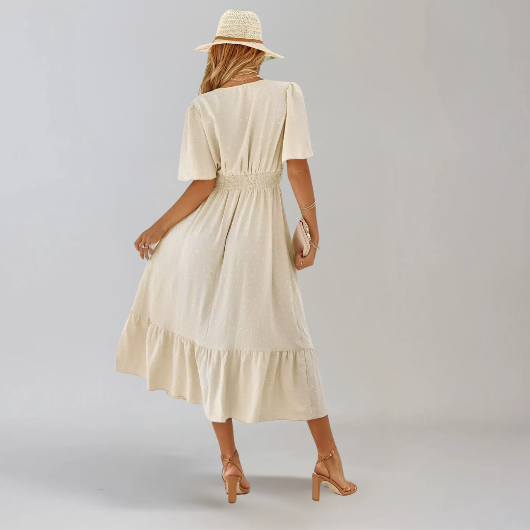 ARIA™ | ROBE MIDI AVEC ENCOLURE EN V