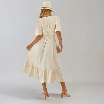 ARIA™ | ROBE MIDI AVEC ENCOLURE EN V