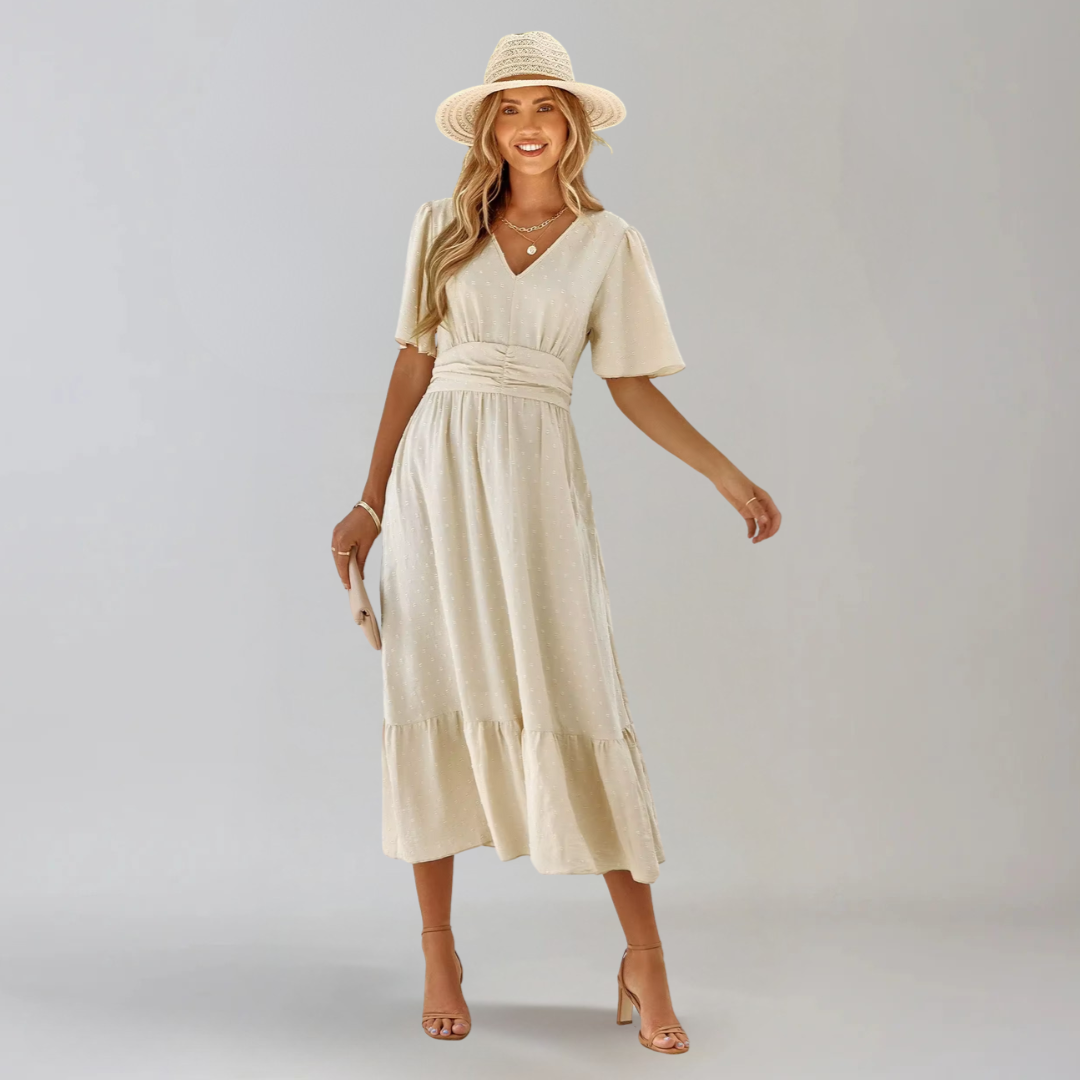 ARIA™ | ROBE MIDI AVEC ENCOLURE EN V