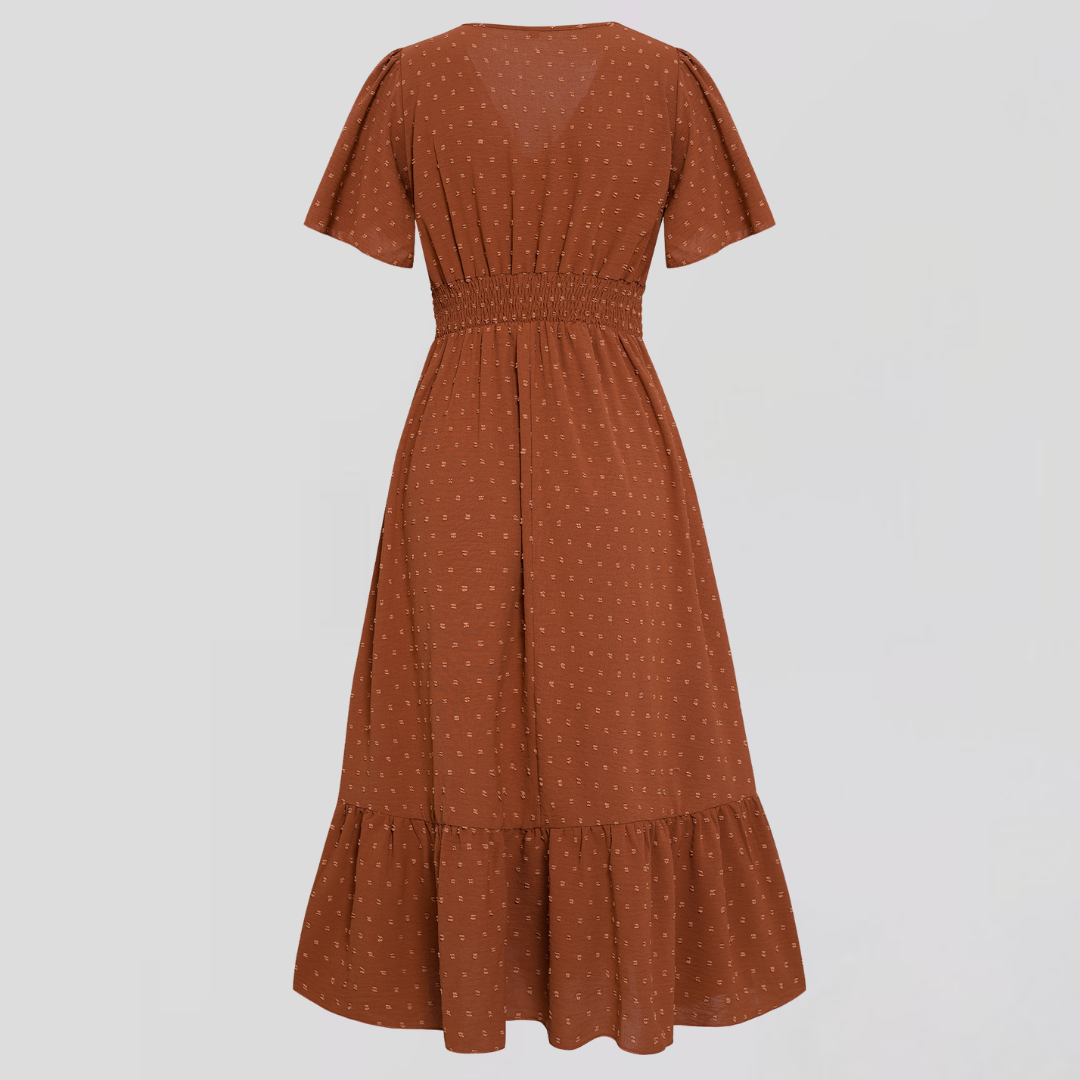 ARIA™ | ROBE MIDI AVEC ENCOLURE EN V