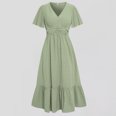 ARIA™ | ROBE MIDI AVEC ENCOLURE EN V