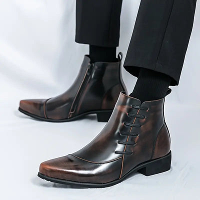 Bottes habillées en cuir Samuel Thatcher