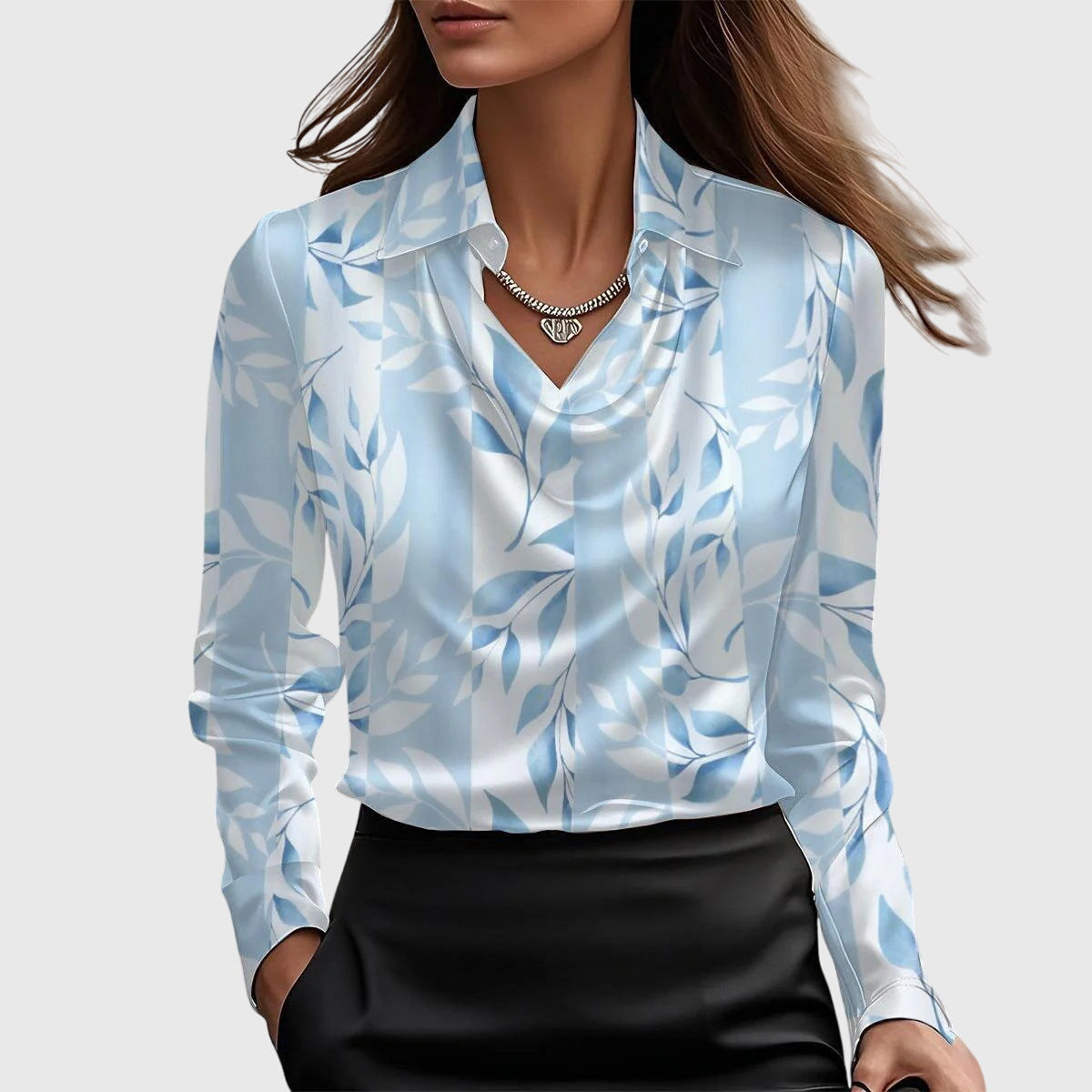 Brooklyn™ | Élégante Blouse en Satin