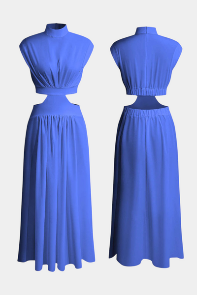 Bérénice | Ensemble robe fendue sur le côté