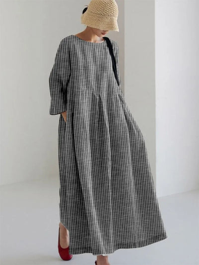 OLIVIA™ | Robe Vintage avec Rayures Locker