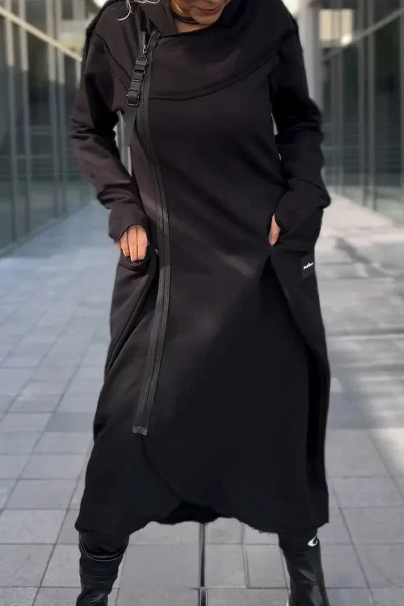 MANA™ | HOODIE LONG AVEC FERMETURE ÉCLAIR EN TISSUS LÉGERS ET RESPIRANTS