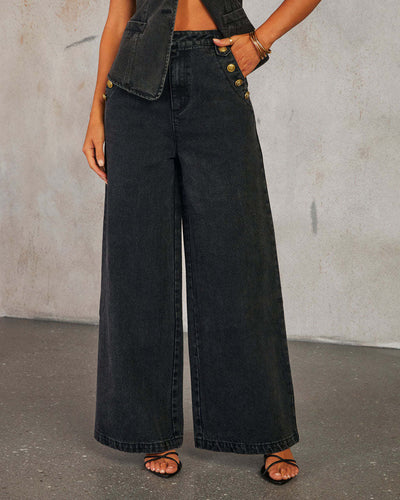 CORINNE™ | ENSEMBLE EN DENIM AVEC DÉTAILS RAFFINÉS