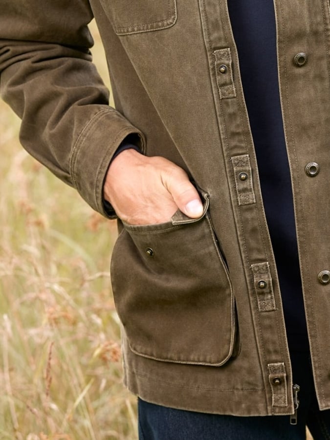 Manteau Original Vermont Barn pour Hommes Dernier Jour 80% de Réduction !