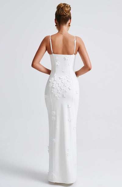 Robe Maxi en Appliqué Floral L’atelier D’amélie
