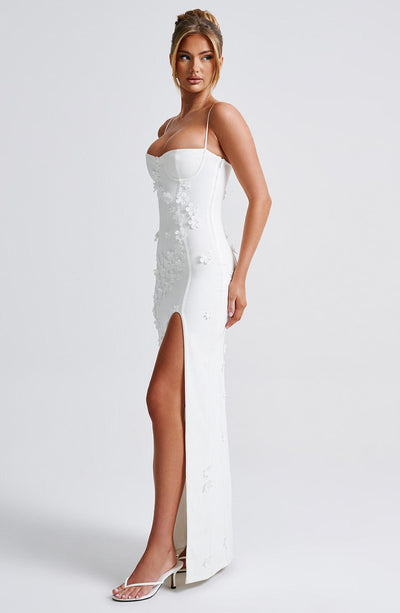 Robe Maxi en Appliqué Floral L’atelier D’amélie