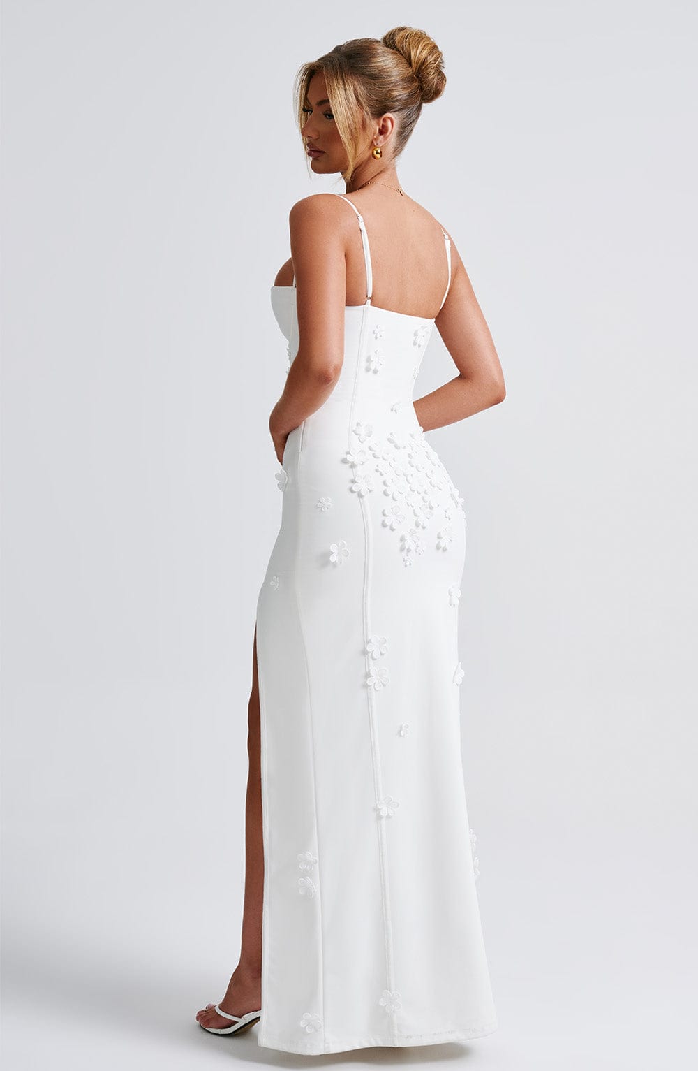 Robe Maxi en Appliqué Floral L’atelier D’amélie
