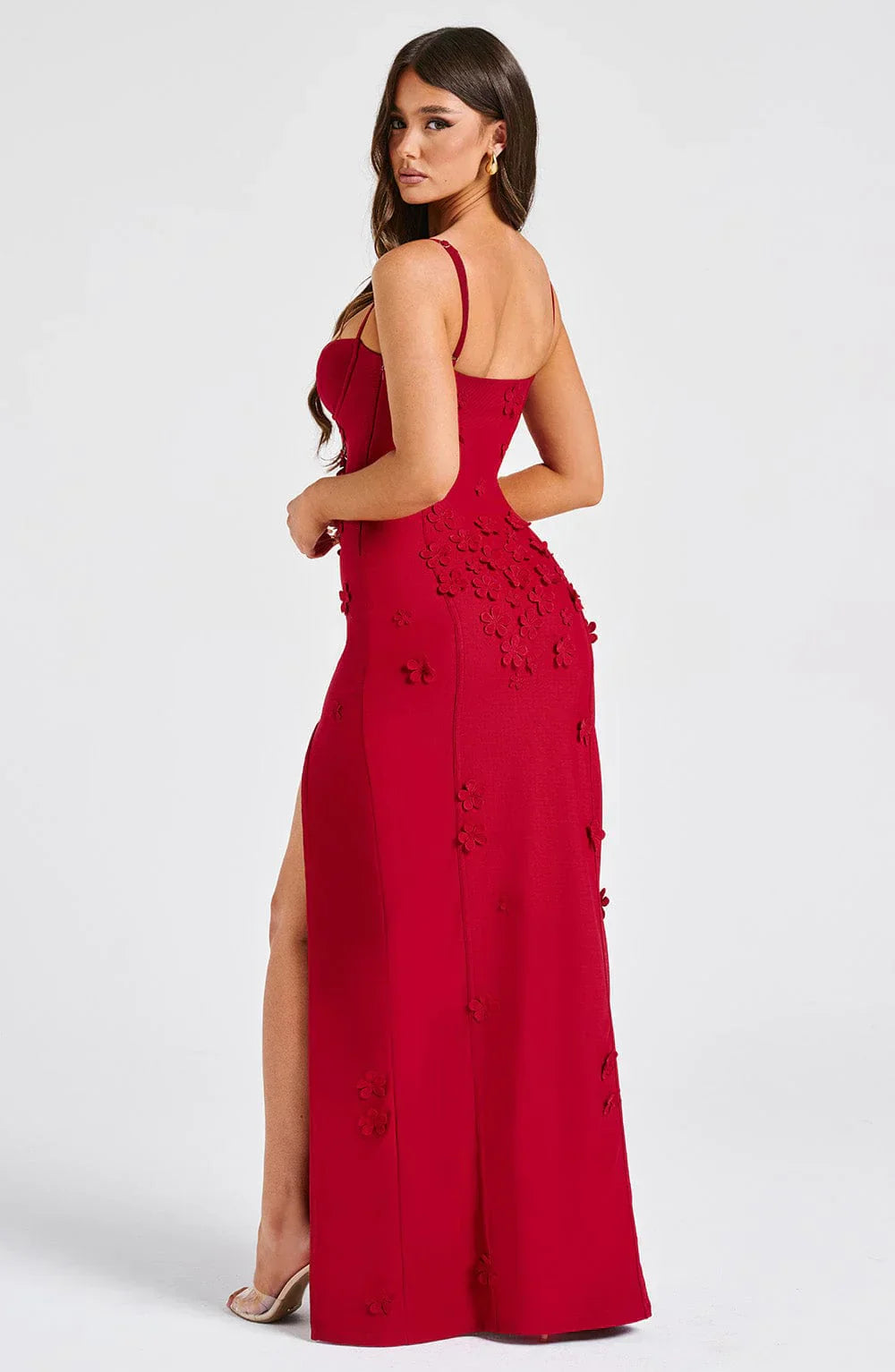 Robe Maxi en Appliqué Floral L’atelier D’amélie