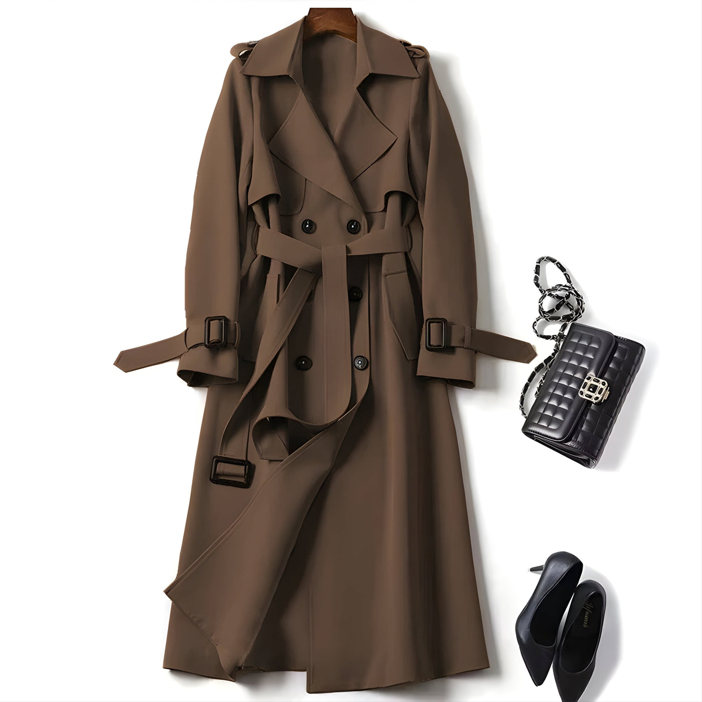 Vespera™ | Trench-coat élégant et stylé