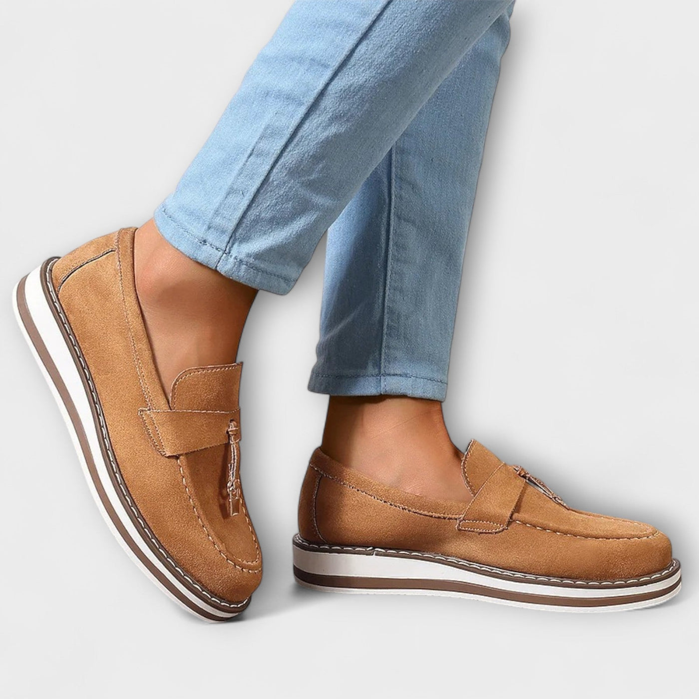 Halo – Mocassins décontractés à Bout Rond