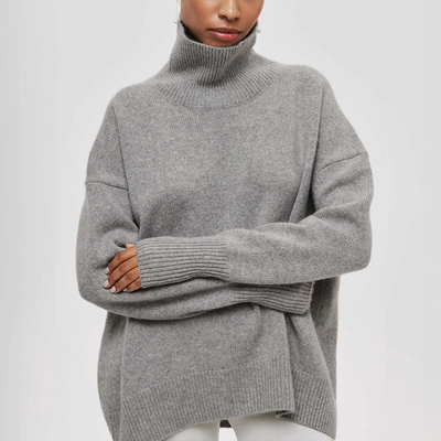 Amelia | Pull en maille élégant à col roulé