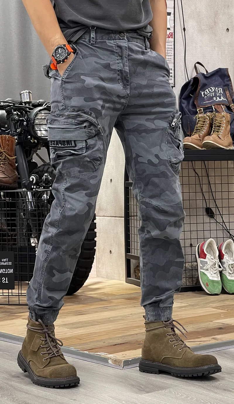 L’atelier D’amélie-Jeans Biker Slim Fit Distressés pour Hommes