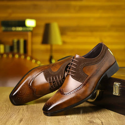 Chaussures en cuir à lacets Alexander Prescott