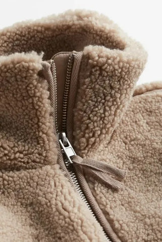 KAJA – Manteau en Teddy Doux