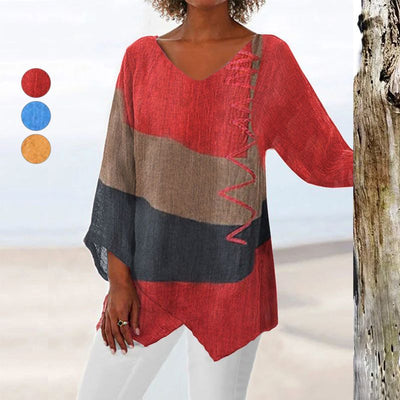 Garda - Tunique V-Neck Artistique