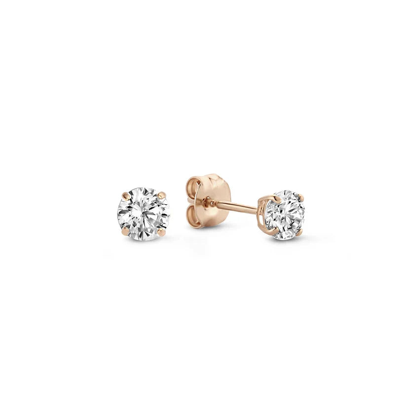 Boucles d'oreilles avec pierres Larmes de Lune | Or