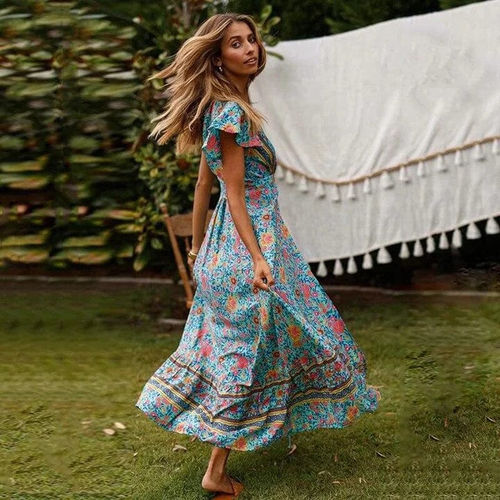 Veronica™ - Robe Maxi Avec Fente Haute