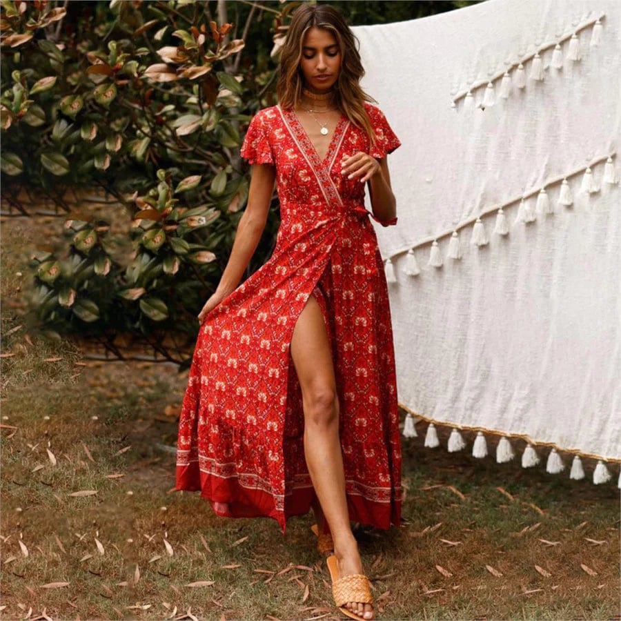 Roos™ - Robe Ibiza Fendue