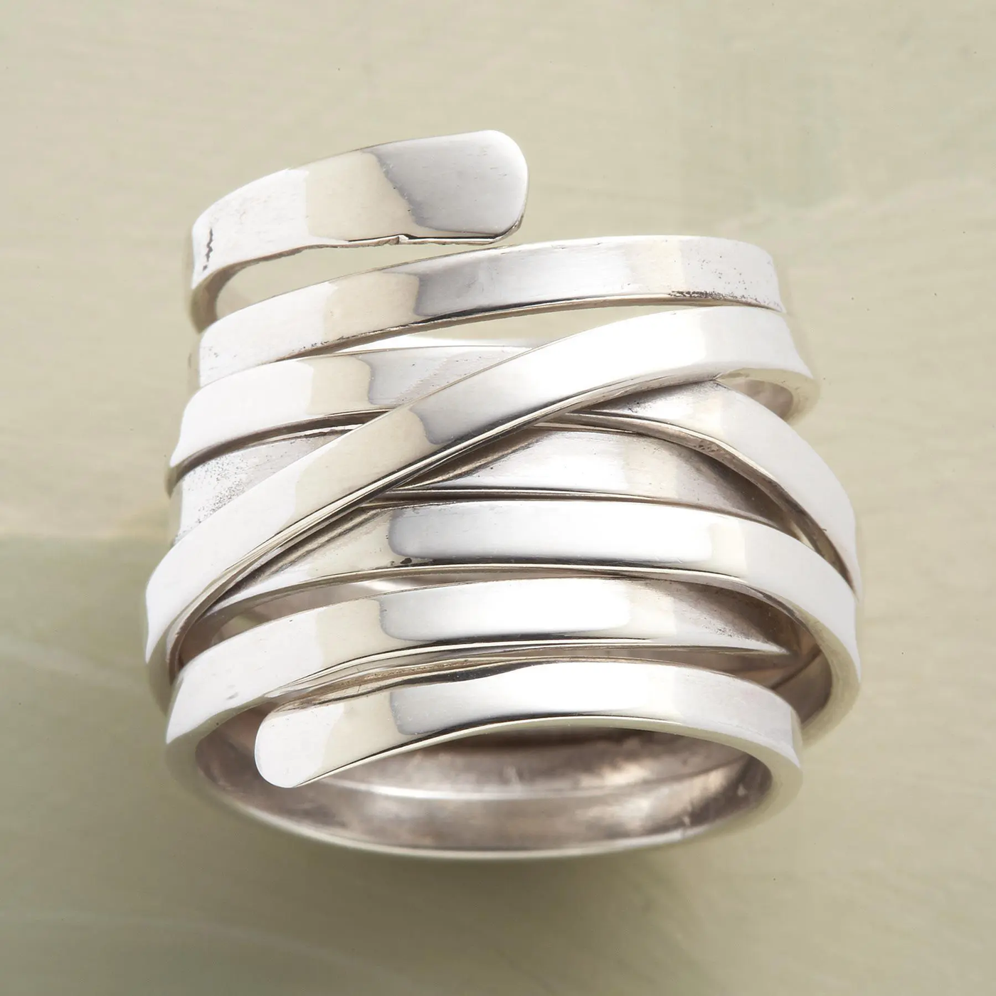 Bliss - Bague en argent vintage à épaisseur généreuse