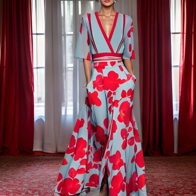 Jamie - Robe élégante à motif floral