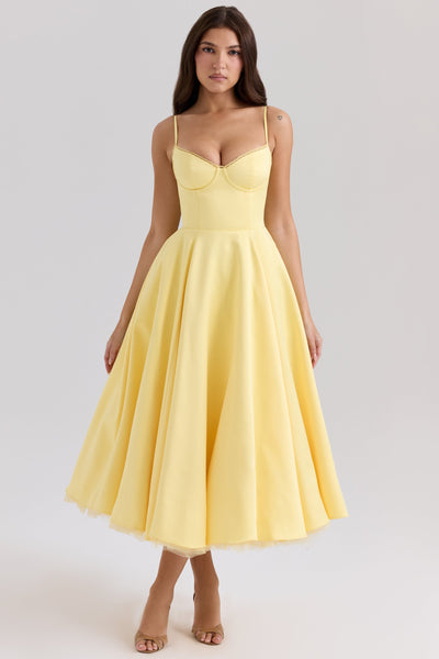 Cindy – Robe Midi en Tulle avec Charme Romantique