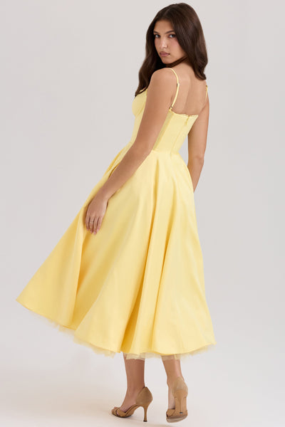 Cindy – Robe Midi en Tulle avec Charme Romantique
