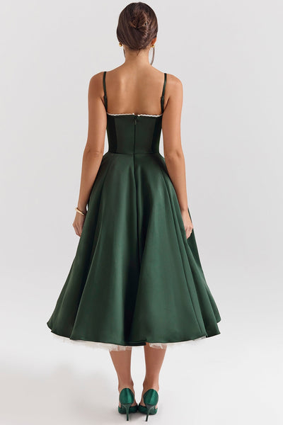 Cindy – Robe Midi en Tulle avec Charme Romantique