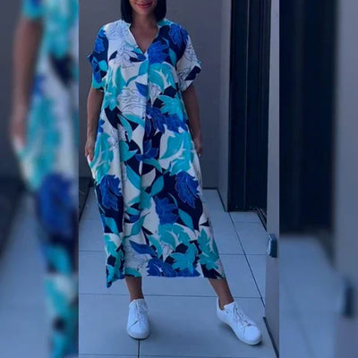 Elena™ – Robe Fleurie Élégante
