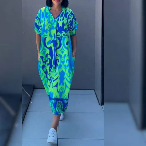 Elena™ - Élégante robe florale