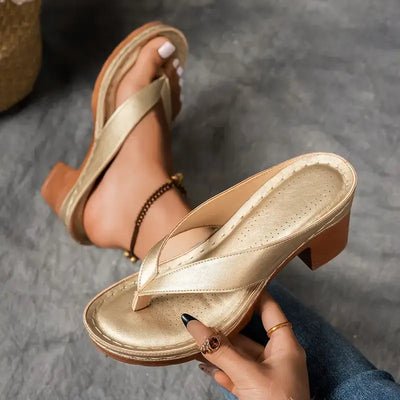 Aurelia | Sandales ultra confortables à talon épais