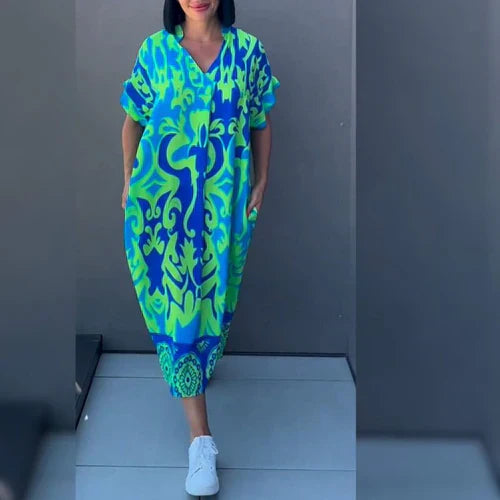 Elena™ – Robe Fleurie Élégante