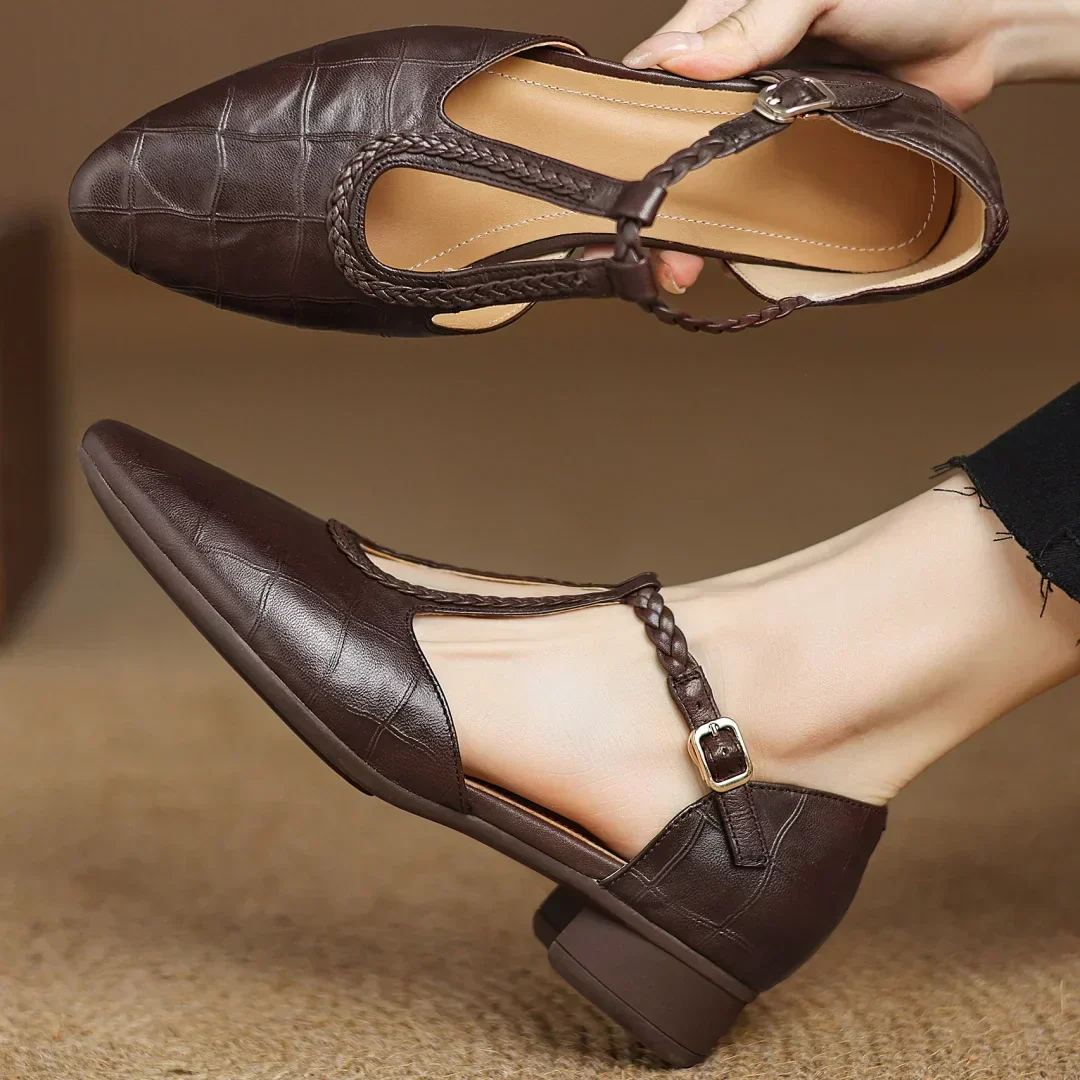 Sara – Chaussures Orthopédiques en Cuir ⏐ Édition Premium