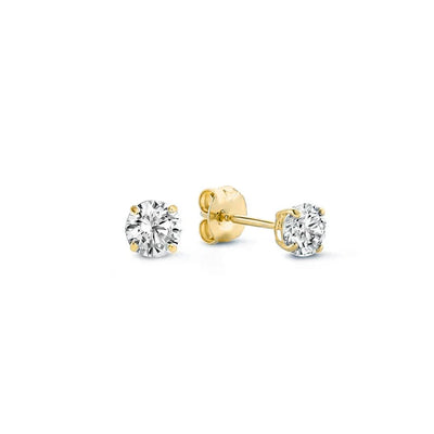 Boucles d'oreilles avec pierres Larmes de Lune | Or