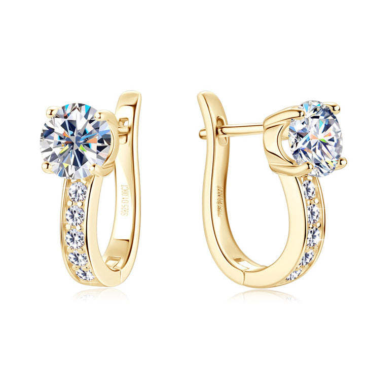 Boucles d'oreilles Huggie Channel | Or