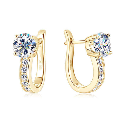 Boucles d'oreilles Huggie Channel | Or