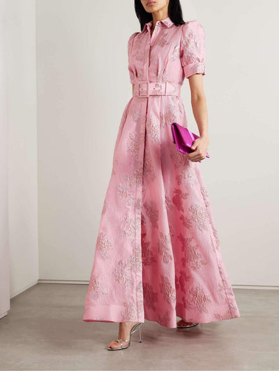 Rebecca - Robe courte avec manches bouffantes