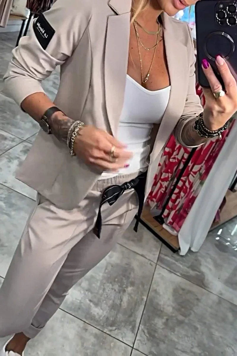 Tracy™ | Ensemble Blazer et Pantalon Fluide