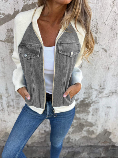 Zaria | Veste En Jean Élégante