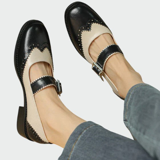 Olivia – Mary Janes en cuir