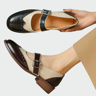 Olivia – Mary Janes en cuir
