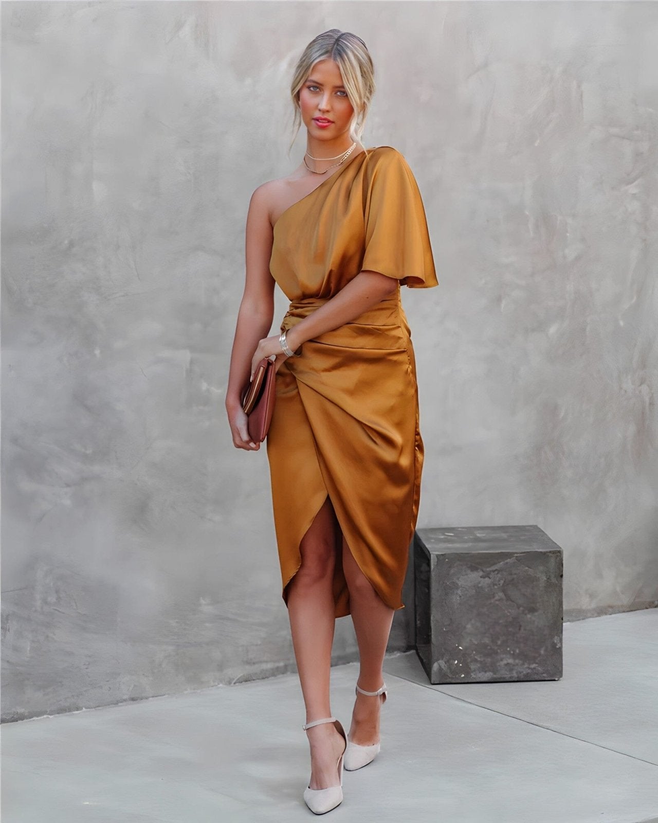Dhalia | Robe asymétrique élégante